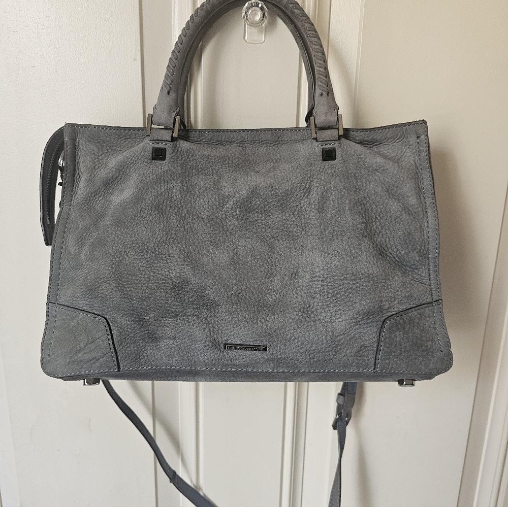 Rebecca MINKOFF SMOKEY BLUE/GRAY SUEDE LEATHER 🌿 - Picture 10 of 11
